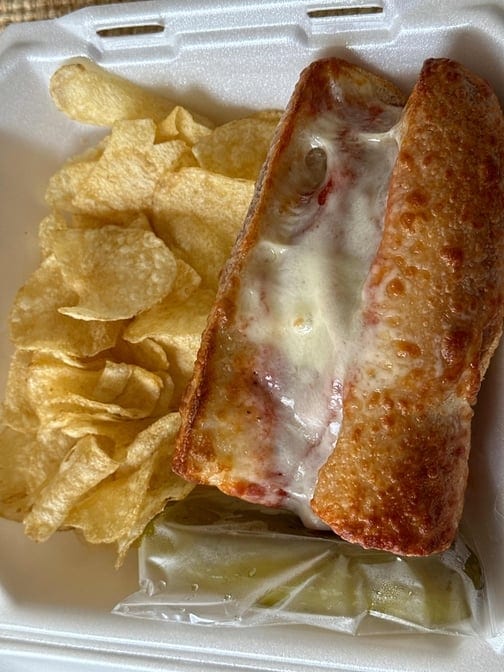 Chicken Parm Sub.