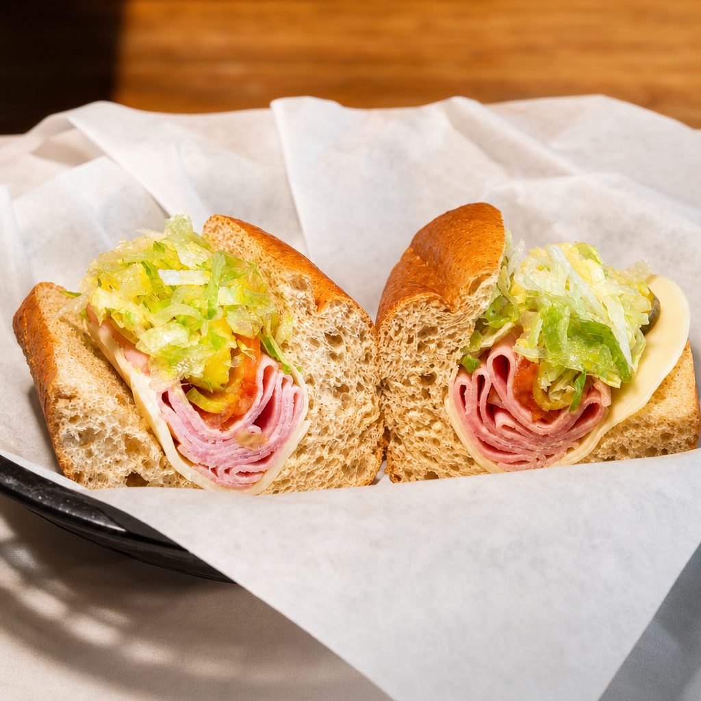 Kid's: Ham & Cheese.