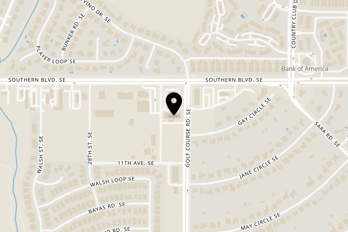 Map showing the location of Alicea's NY Bagels & Subs Llc on 1009 Golf Course Rd SE in Rio Rancho